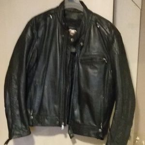 Leather Harley Davidson riding jacket
